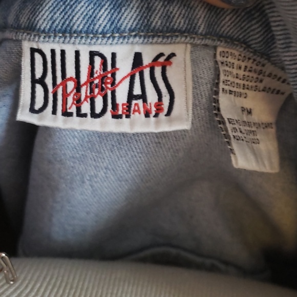 Bill Blass Jean Jacket, Petite M - Picture 3 of 4